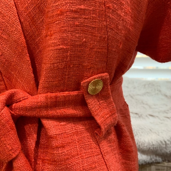 EUC Trina Turk Silk Orange Suit 4 - Picture 3 of 16
